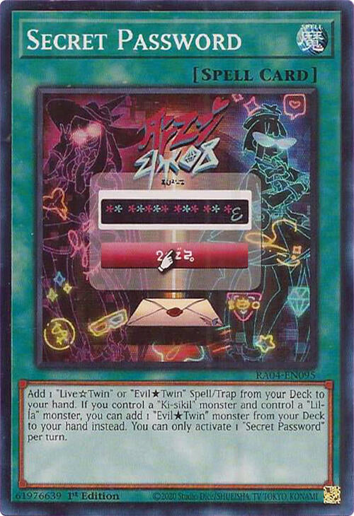 Secret Password [RA04-EN095] Super Rare | Cracking-Singles