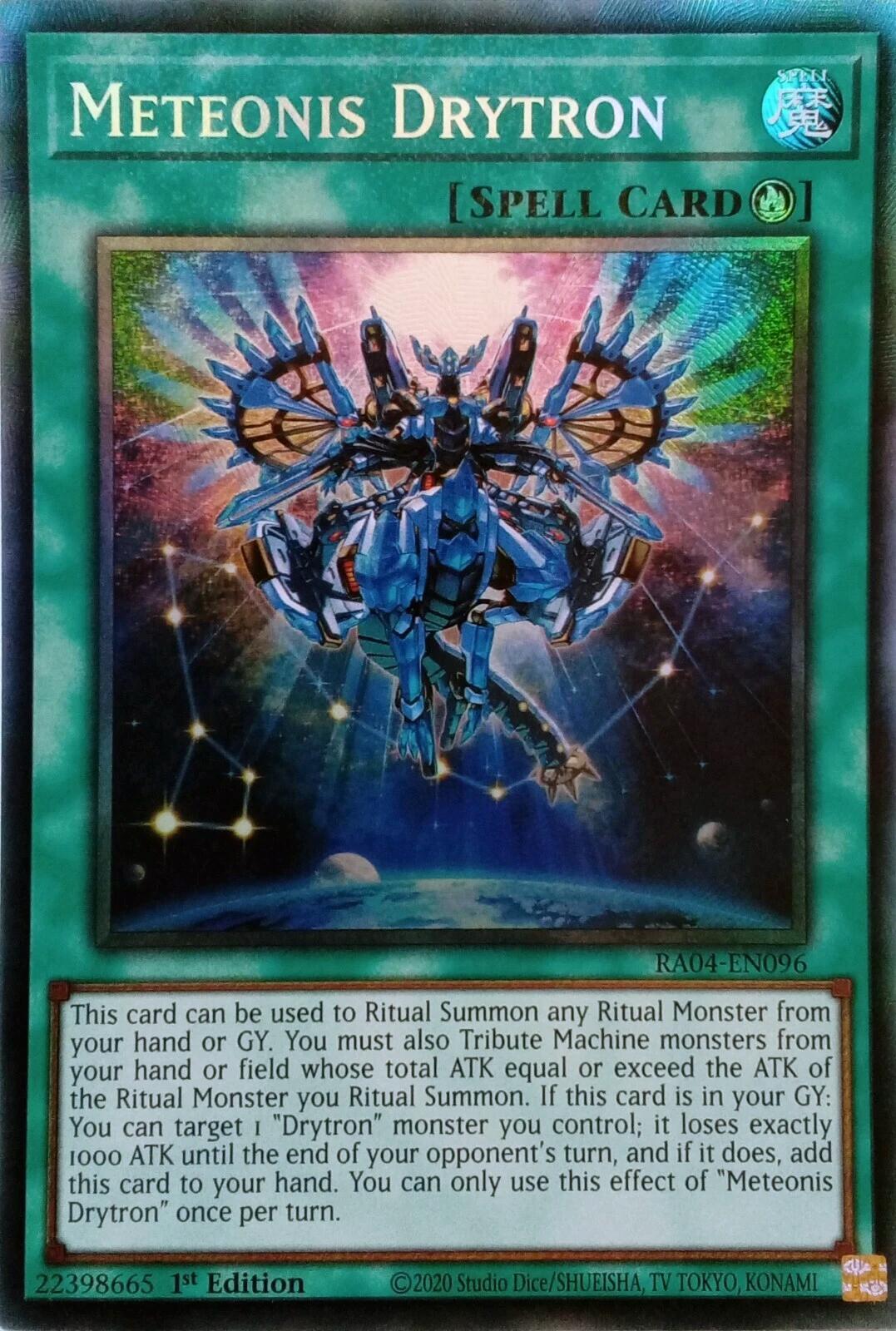 Meteonis Drytron [RA04-EN096] Prismatic Collector's Rare | Cracking-Singles