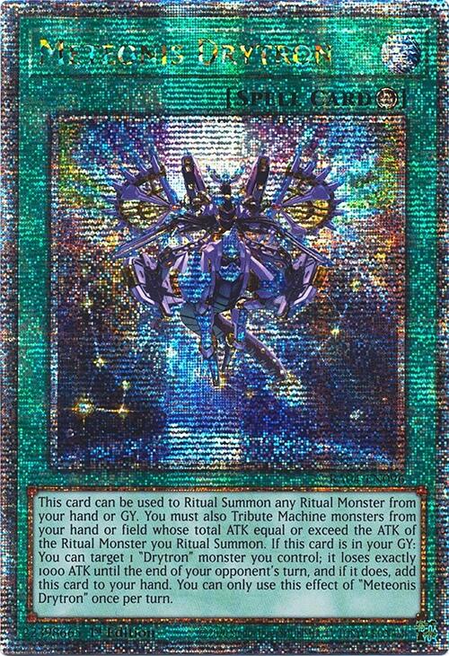 Meteonis Drytron [RA04-EN096] Quarter Century Secret Rare | Cracking-Singles