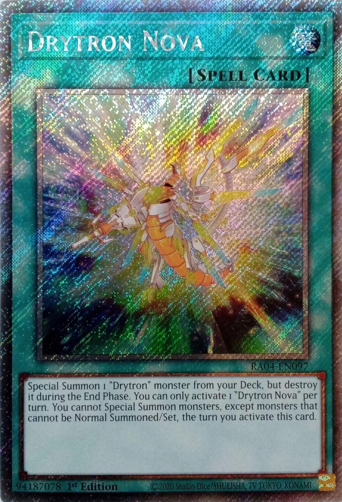 Drytron Nova [RA04-EN097] Platinum Secret Rare | Cracking-Singles