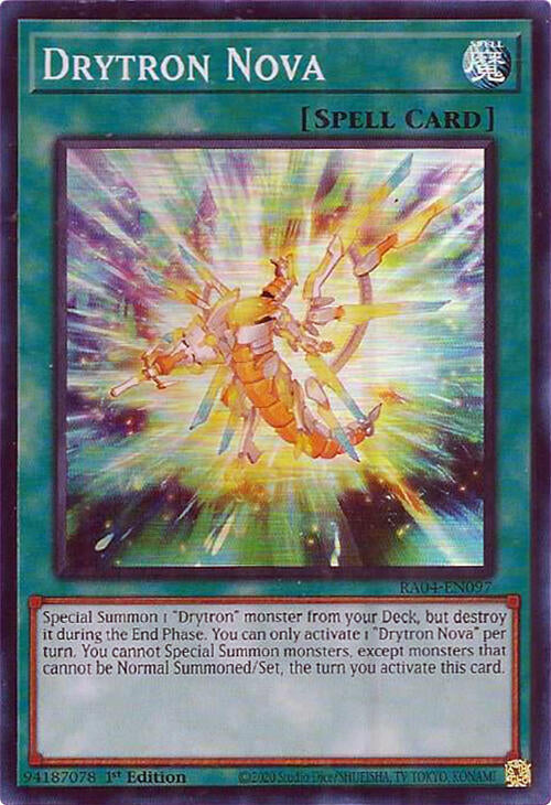 Drytron Nova [RA04-EN097] Super Rare | Cracking-Singles