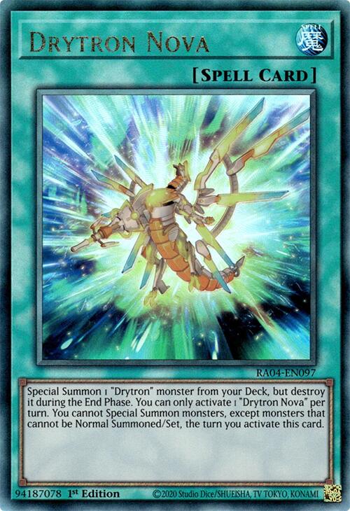 Drytron Nova [RA04-EN097] Prismatic Ultimate Rare | Cracking-Singles
