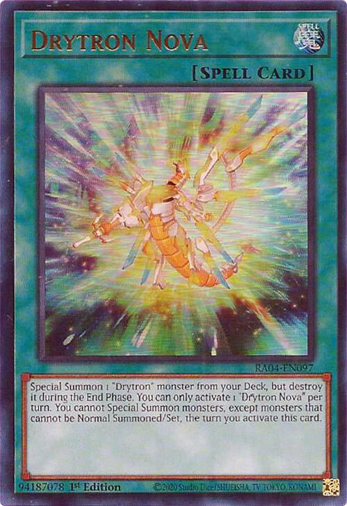 Drytron Nova [RA04-EN097] Ultra Rare | Cracking-Singles