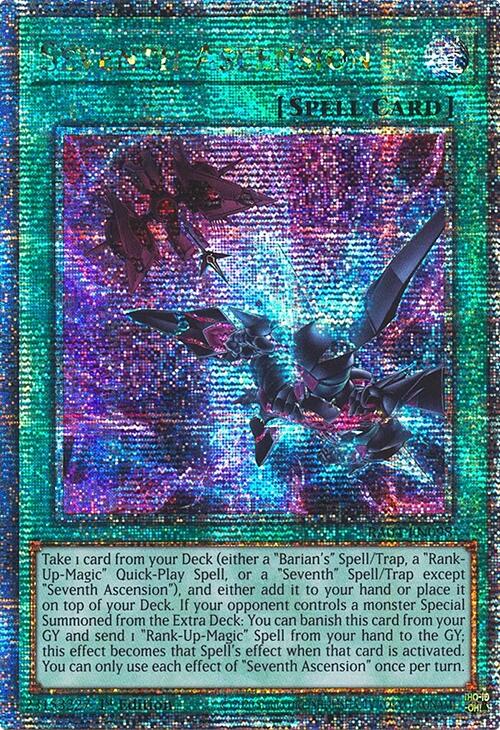 Seventh Ascension [RA04-EN098] Quarter Century Secret Rare | Cracking-Singles