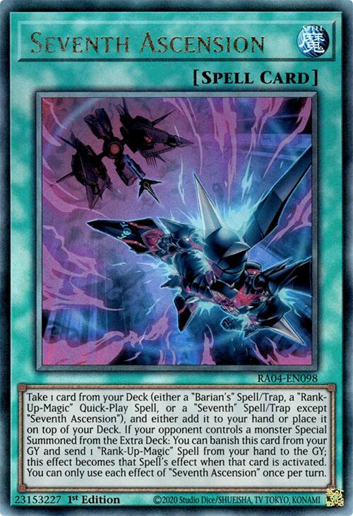 Seventh Ascension [RA04-EN098] Prismatic Ultimate Rare | Cracking-Singles