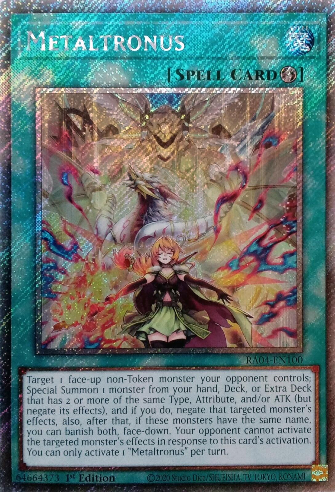 Metaltronus [RA04-EN100] Platinum Secret Rare | Cracking-Singles