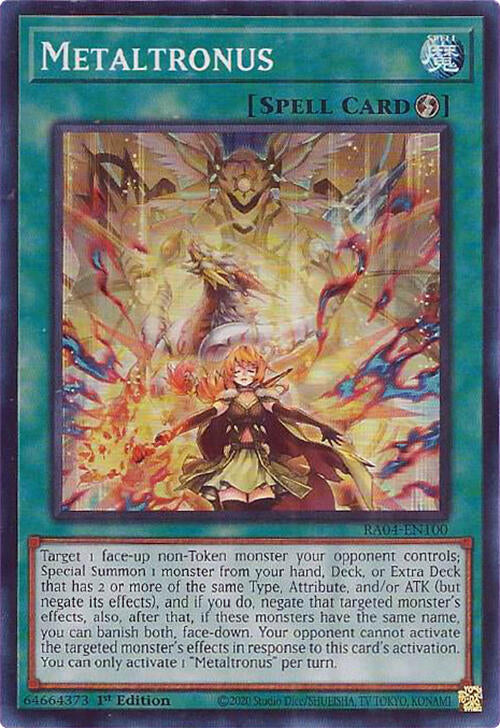 Metaltronus [RA04-EN100] Super Rare | Cracking-Singles