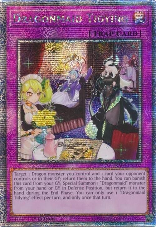 Dragonmaid Tidying [RA04-EN102] Quarter Century Secret Rare | Cracking-Singles