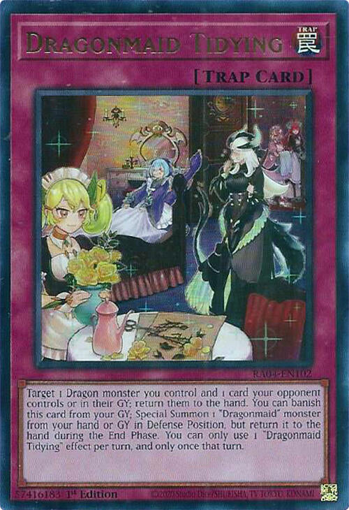 Dragonmaid Tidying [RA04-EN102] Ultra Rare | Cracking-Singles