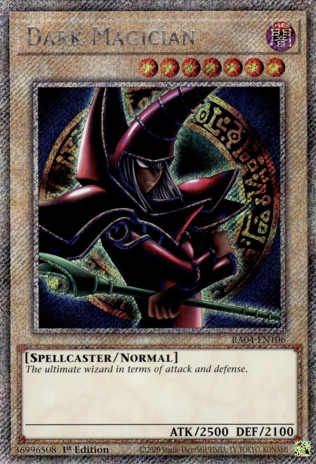 Dark Magician (Arkana) [RA04-EN106] Platinum Secret Rare | Cracking-Singles