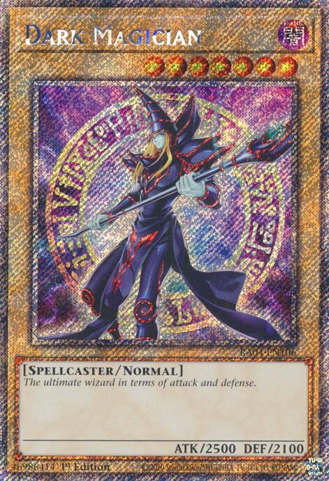 Dark Magician (8th Art) [RA04-EN106] Platinum Secret Rare | Cracking-Singles