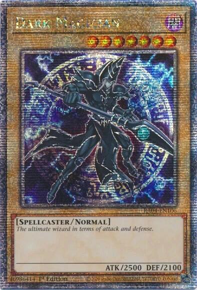 Dark Magician (7th Art) [RA04-EN106] Quarter Century Secret Rare | Cracking-Singles