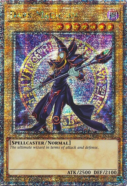 Dark Magician (8th Art) [RA04-EN106] Quarter Century Secret Rare | Cracking-Singles