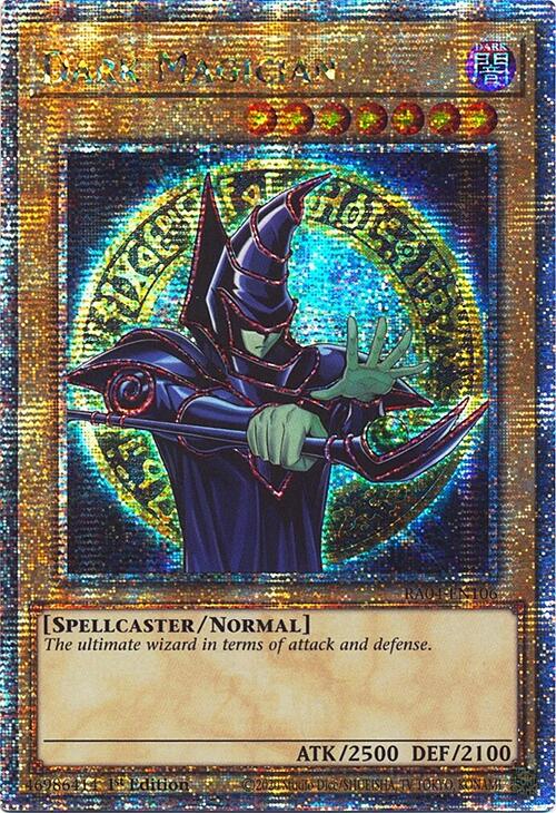 Dark Magician (9th Art) [RA04-EN106] Quarter Century Secret Rare | Cracking-Singles