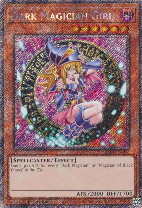 Dark Magician Girl (3rd Art) [RA04-EN107] Platinum Secret Rare | Cracking-Singles