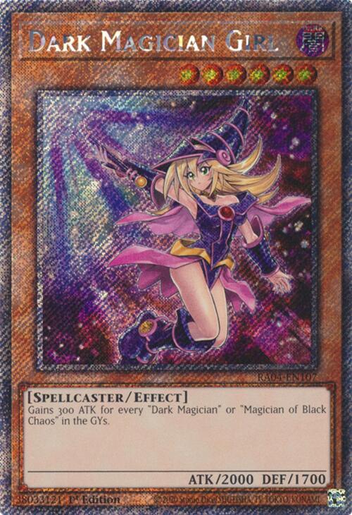 Dark Magician Girl (7th Art) [RA04-EN107] Platinum Secret Rare | Cracking-Singles