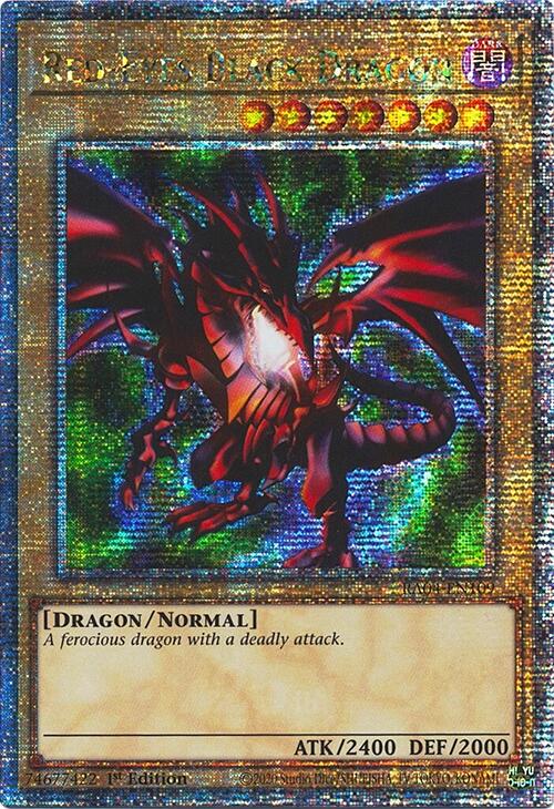 Red-Eyes Black Dragon (4th Art) [RA04-EN109] Quarter Century Secret Rare | Cracking-Singles