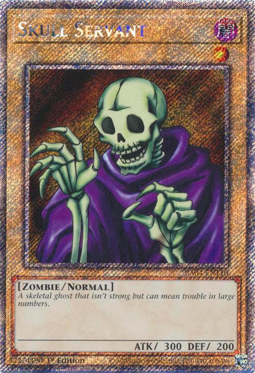 Skull Servant [RA04-EN110] Platinum Secret Rare | Cracking-Singles