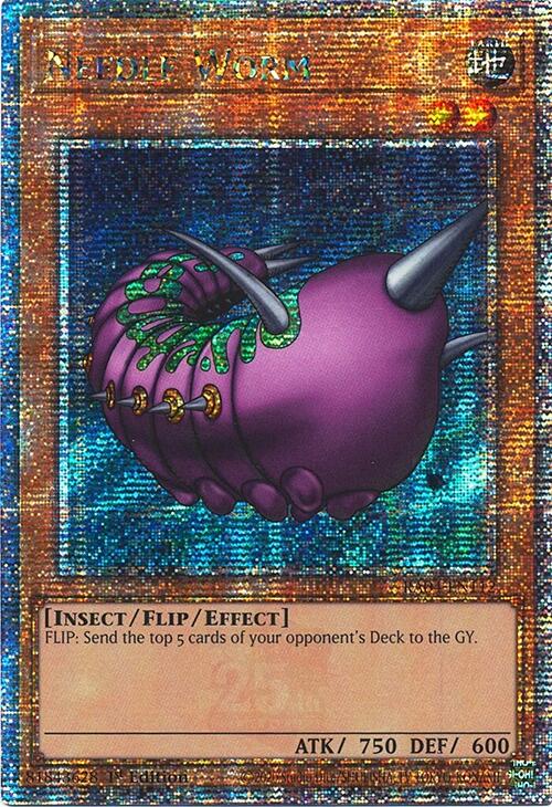 Needle Worm [RA04-EN112] Quarter Century Secret Rare | Cracking-Singles