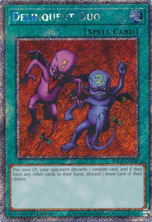 Delinquent Duo [RA04-EN114] Platinum Secret Rare | Cracking-Singles