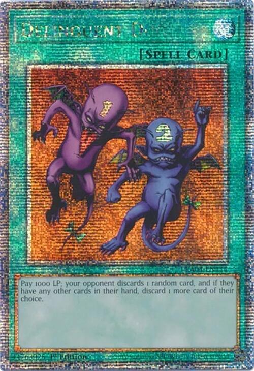 Delinquent Duo [RA04-EN114] Quarter Century Secret Rare | Cracking-Singles