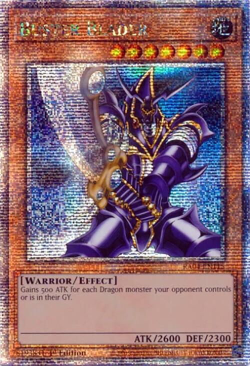 Buster Blader [RA04-EN115] Quarter Century Secret Rare | Cracking-Singles