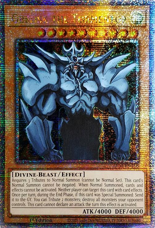 Obelisk the Tormentor [RA04-EN116] Quarter Century Secret Rare | Cracking-Singles