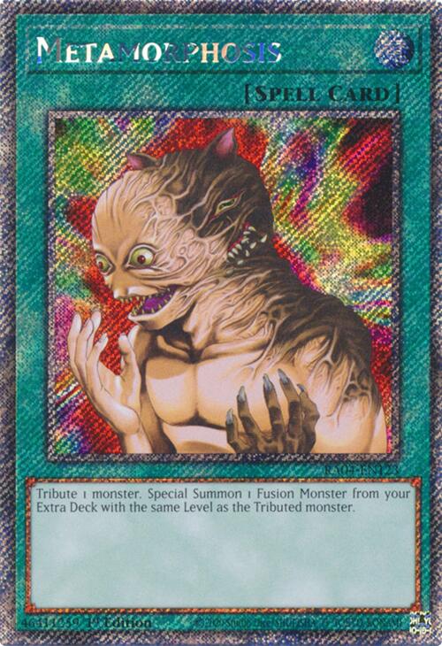 Metamorphosis [RA04-EN123] Platinum Secret Rare | Cracking-Singles
