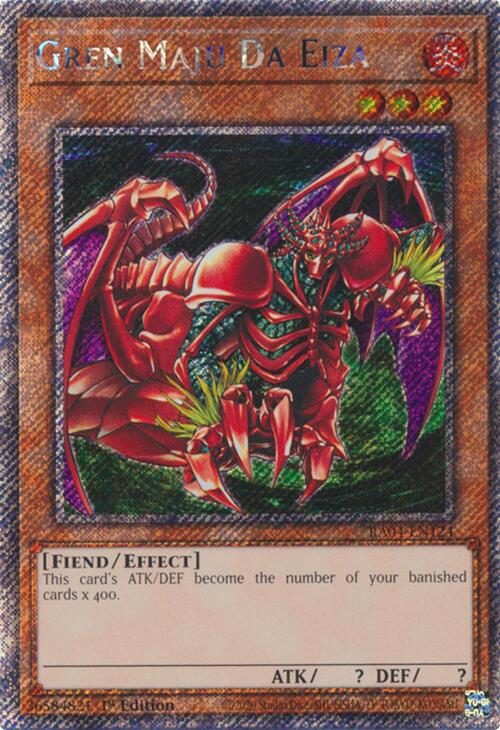 Gren Maju Da Eiza [RA04-EN124] Platinum Secret Rare | Cracking-Singles