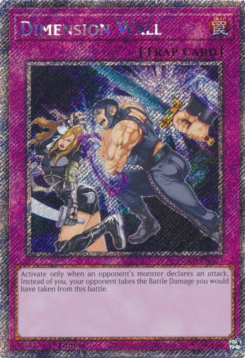 Dimension Wall [RA04-EN127] Platinum Secret Rare | Cracking-Singles