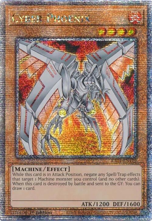 Cyber Phoenix [RA04-EN129] Quarter Century Secret Rare | Cracking-Singles