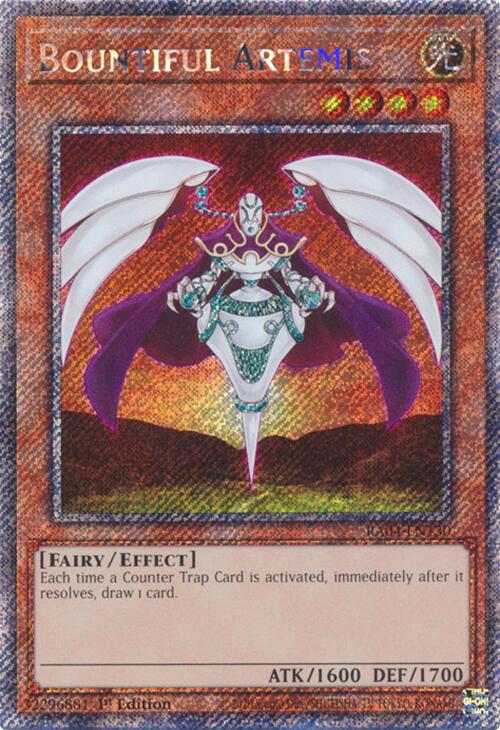 Bountiful Artemis [RA04-EN130] Platinum Secret Rare | Cracking-Singles