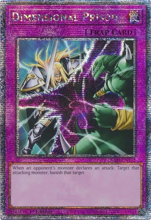 Dimensional Prison [RA04-EN132] Quarter Century Secret Rare | Cracking-Singles