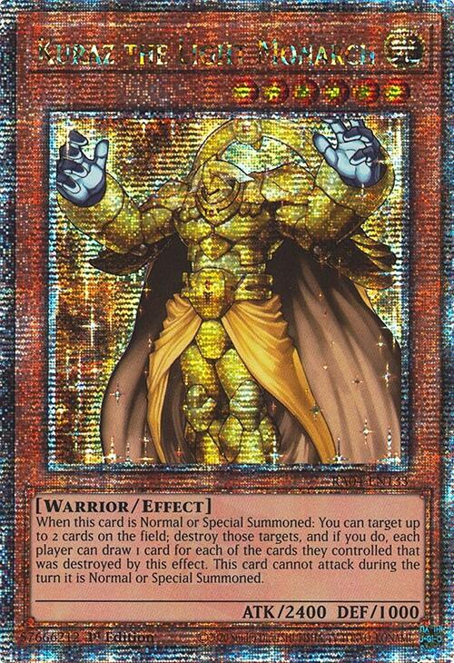 Kuraz the Light Monarch [RA04-EN133] Quarter Century Secret Rare | Cracking-Singles