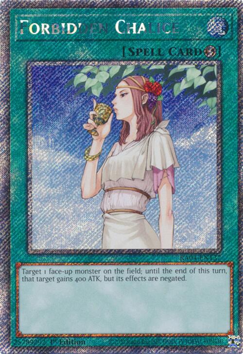 Forbidden Chalice [RA04-EN137] Platinum Secret Rare | Cracking-Singles