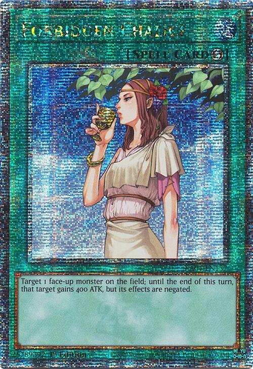 Forbidden Chalice [RA04-EN137] Quarter Century Secret Rare | Cracking-Singles