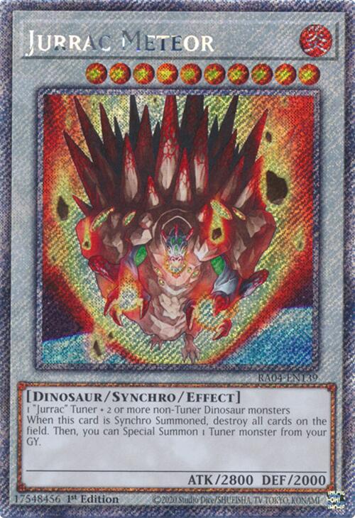 Jurrac Meteor [RA04-EN139] Platinum Secret Rare | Cracking-Singles