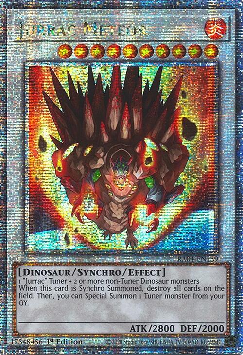 Jurrac Meteor [RA04-EN139] Quarter Century Secret Rare | Cracking-Singles