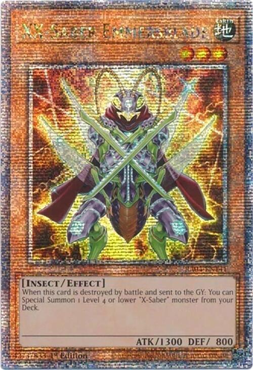 XX-Saber Emmersblade [RA04-EN141] Quarter Century Secret Rare | Cracking-Singles