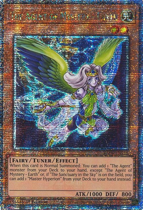 The Agent of Mystery - Earth [RA04-EN146] Quarter Century Secret Rare | Cracking-Singles