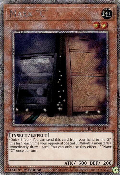 Maxx "C" [RA04-EN150] Platinum Secret Rare | Cracking-Singles