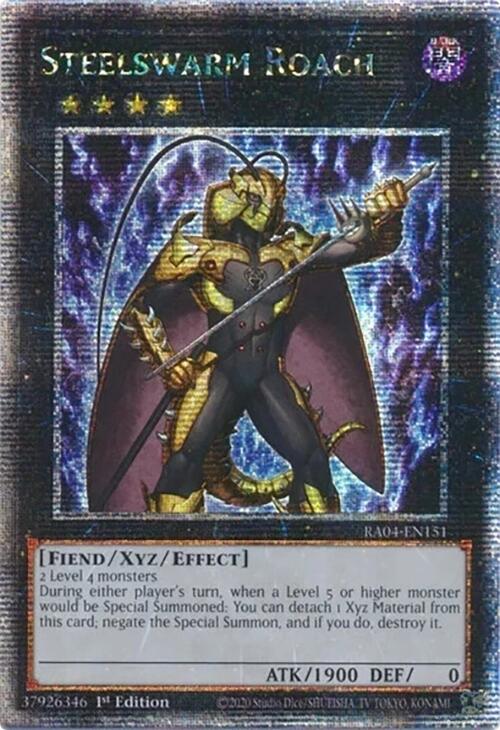 Steelswarm Roach [RA04-EN151] Quarter Century Secret Rare | Cracking-Singles