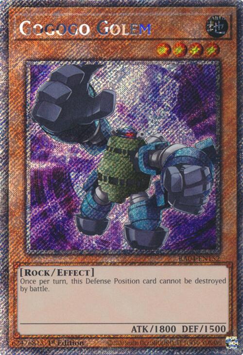 Gogogo Golem [RA04-EN152] Platinum Secret Rare | Cracking-Singles