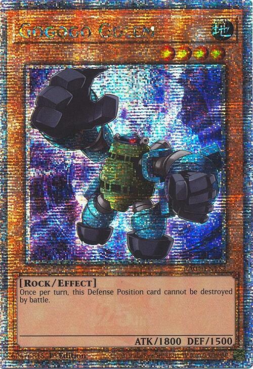 Gogogo Golem [RA04-EN152] Quarter Century Secret Rare | Cracking-Singles