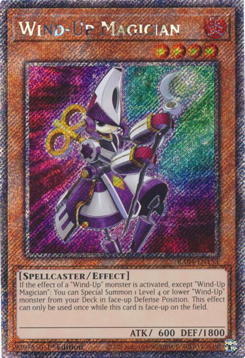 Wind-Up Magician [RA04-EN153] Platinum Secret Rare | Cracking-Singles