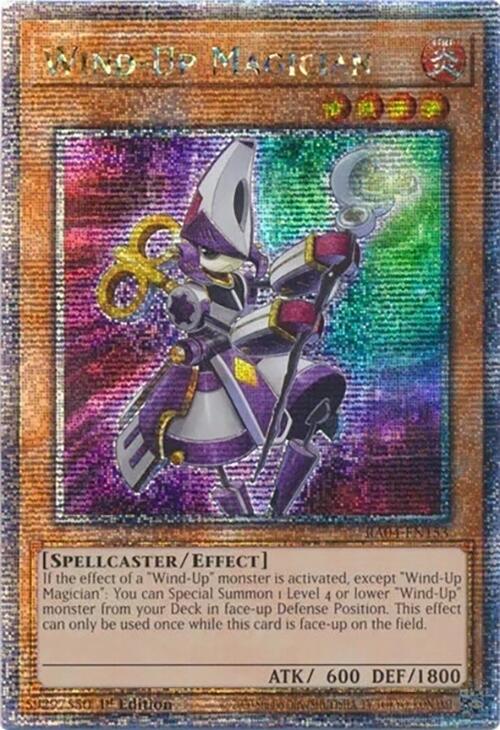 Wind-Up Magician [RA04-EN153] Quarter Century Secret Rare | Cracking-Singles