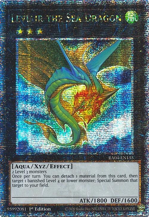 Leviair the Sea Dragon [RA04-EN155] Quarter Century Secret Rare | Cracking-Singles