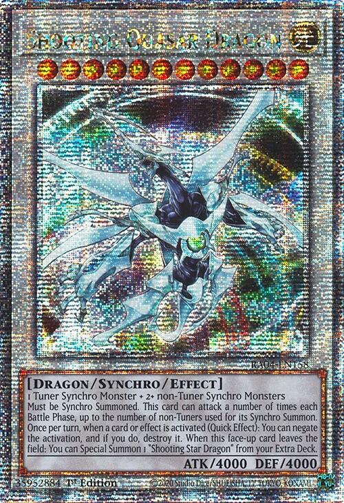 Shooting Quasar Dragon [RA04-EN158] Quarter Century Secret Rare | Cracking-Singles