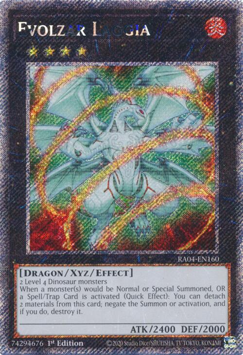 Evolzar Laggia [RA04-EN160] Platinum Secret Rare | Cracking-Singles
