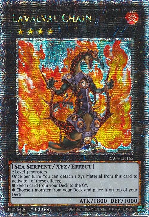 Lavalval Chain [RA04-EN162] Quarter Century Secret Rare | Cracking-Singles
